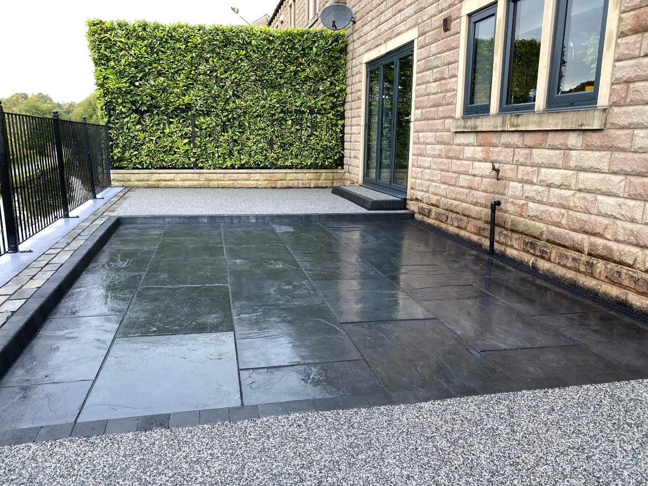 Flagstone patio
