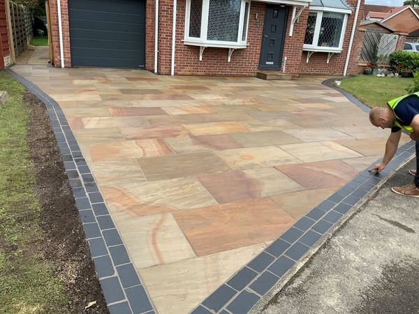 Flagstone driveway company